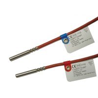 Pereche termorezistente sertizate PT 1000, lungime de imersie: 50 mm, Dia 5,2 mm, lungime cablu 2 ml